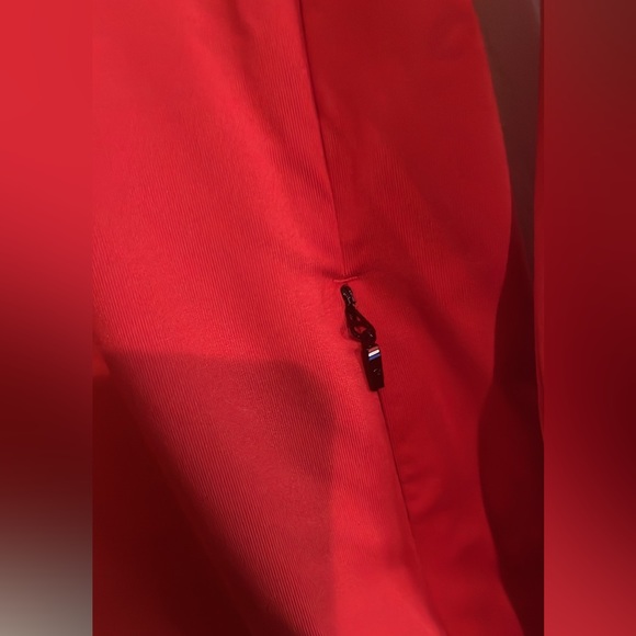 Four laps-Women Resolve Half Zip Crimson Sweatshirt, Red XS - Picture 3 of 7